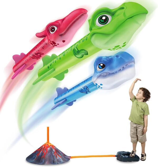 SNAPTRON Dinosaur Toys For Kids Rocket Launcher