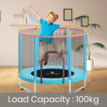StarAndDAisy 1.4 Meter Kids Trampoline with Safety Enclosure Net
