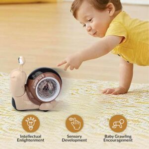 KIDOLOGY Electric Multifunctional Musical Snail Baby Toy
