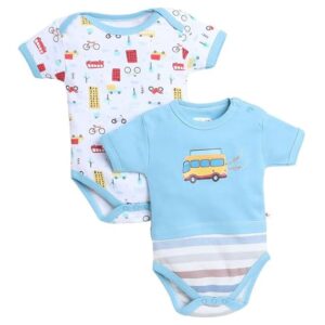 Boys Half Sleeves Bodysuit