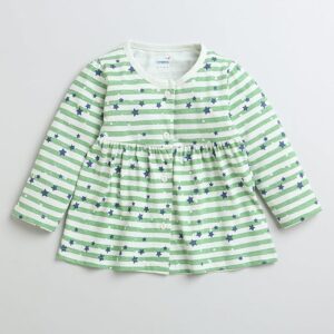 Cotton Knee Length Casual Frock
