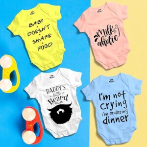 Printed Cotton Baby Bodysuits
