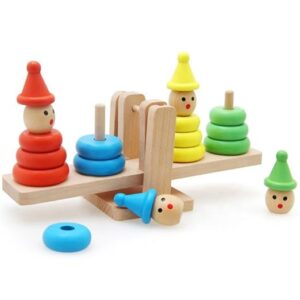Tokid Toys ® Wooden Stacking Blocks Balancing for Children