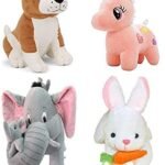 odinbirds Pack Of 4 Animals Soft Toy Kids