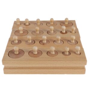Lyla Set of Knobbed Cylinder Blocks