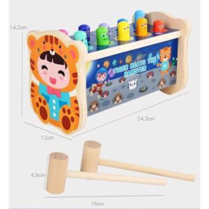 TOYARTSY Pounding Bench Game Hammering Pounding Toys Kids