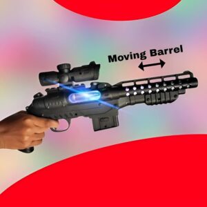 TOYRENTTO Black Toy Gun with Musical
