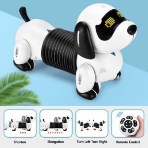 KIZJORYA Robot Dog Remote Control Dachshund Puppy