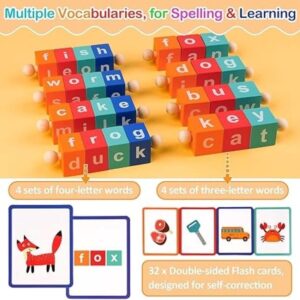 WUDLY Wooden Reading Blocks