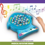 ToyMagic Musical Board Fish Game with Rotating Pond