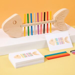 bnf Montessori Educational Fish Bone Sorting Toy