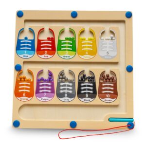 Magnetic Color & Number Maze