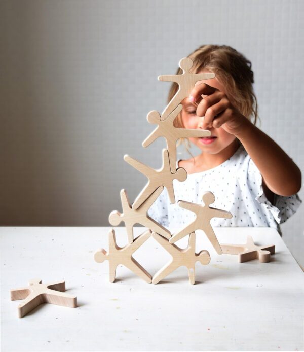 Urbane Chic Educational Wooden Stacking and Balancing Game