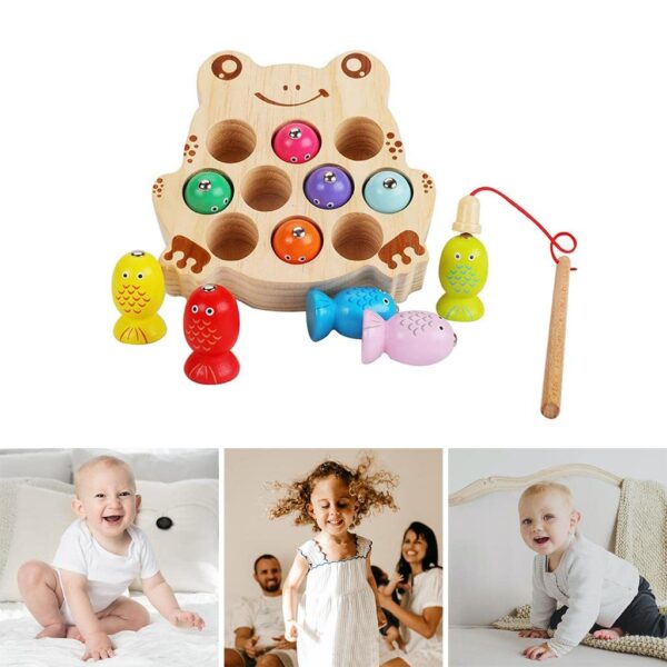 BNF Wooden Magnetic Fishing Game