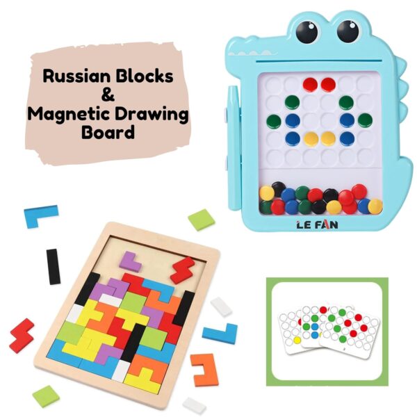 Lefan Wooden Russion Blocks Puzzles
