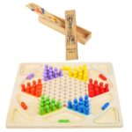 Chinese Checker Board & Ludo and Mikado Sticks Game