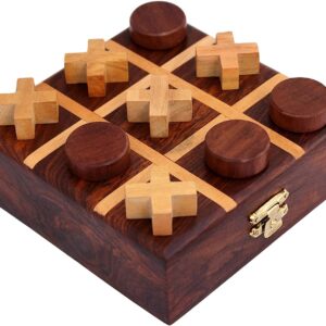 STAR CRAFT 6+ years Wooden Tic Tac Toe Game