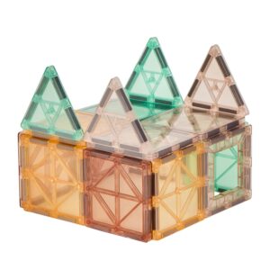 Amazon Brand - Jam & Honey Magnetic Tiles for Kids