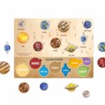 CRAFTICK Wooden Solar System Education Puzzles
