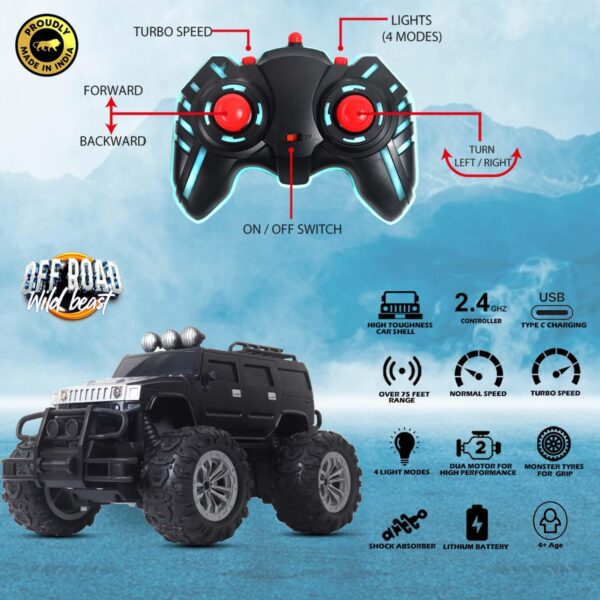 Popsugar Off Roader Rechargeable Remote Control Car