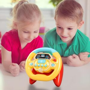 TOYRENTTO Interactive Educational Musical Steering Wheel Toy
