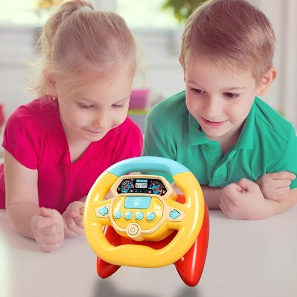 TOYRENTTO Interactive Educational Musical Steering Wheel Toy