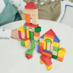 Bnf 50 Pieces Wooden Building Blocks