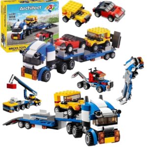 Umadiya® Architect 3 in 1 Jeep, Car & Truck Vehicle Toys