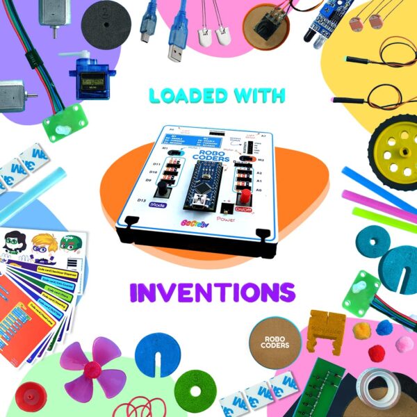 BE CRE8V Robocoders Coding Invention Stem Kit