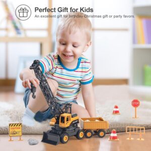 Pihura Construction Truck Toy Set