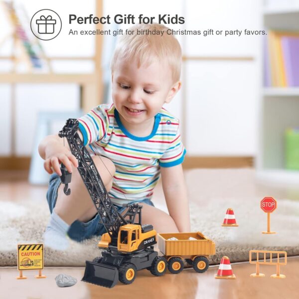 Pihura Construction Truck Toy Set