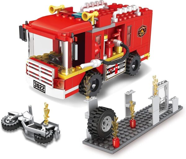 Umadiya® CityFire Truck Fire Station