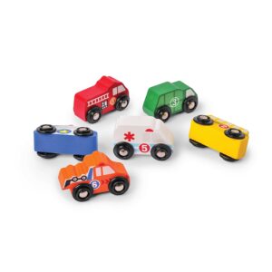 KIDS KINDLY Wooden Mini Vehicles Set
