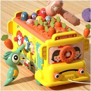 Magicwand Intelectual Montessori Musical Carrot Harves Shape Sorter