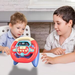 TOYRENTTO Interactive Educational Musical Steering Wheel Toy