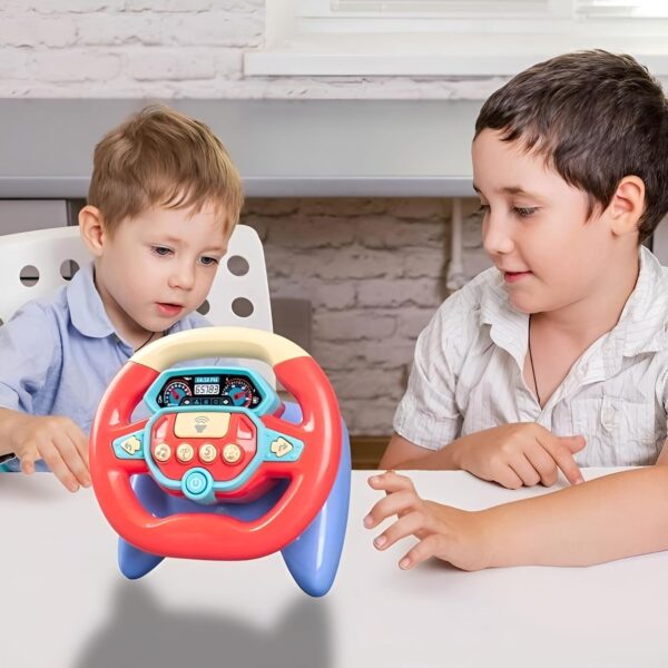 TOYRENTTO Interactive Educational Musical Steering Wheel Toy