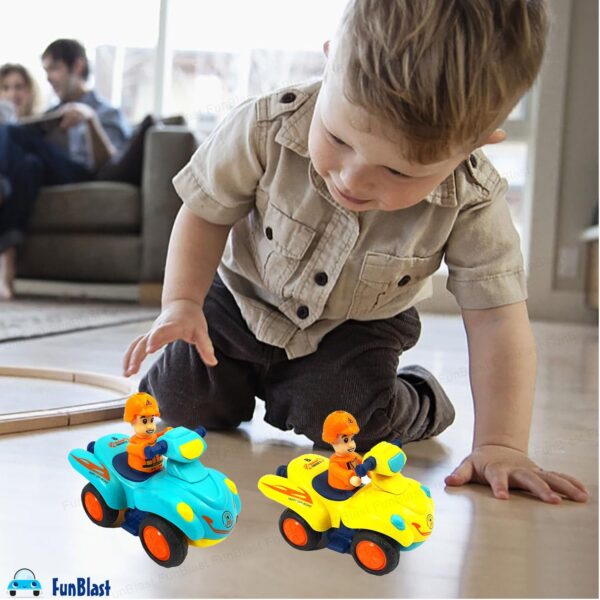 Friction Powered Push & Go Toy for Kids