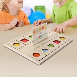 Enakshi (LABEL) Creations Wooden Color Shape Sorting