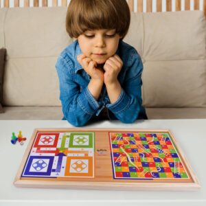 Yollipie Fastest Finger First Board Game with Ludo and Snake Ladder