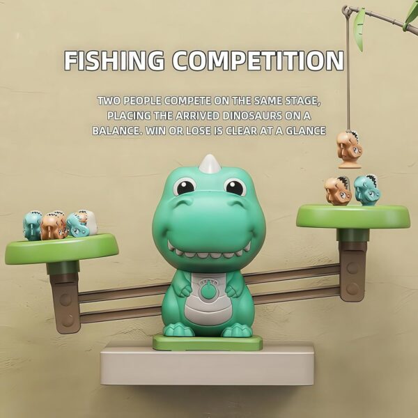 Eli & Chi 2-in-1 Dinosaur Balance & Fishing Toy