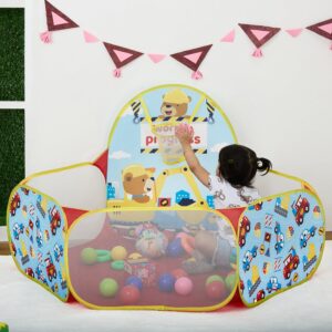 Amazon Brand - Jam & Honey Kid Construction Ball Pool