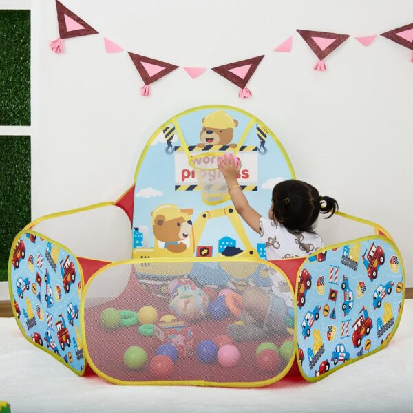 Amazon Brand - Jam & Honey Kid Construction Ball Pool