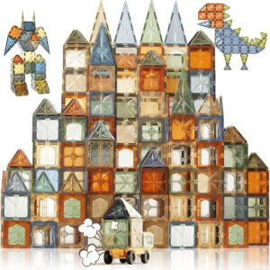 SNAPTRON Magnetic Blocks for Kids Tiles -100 Pieces Set