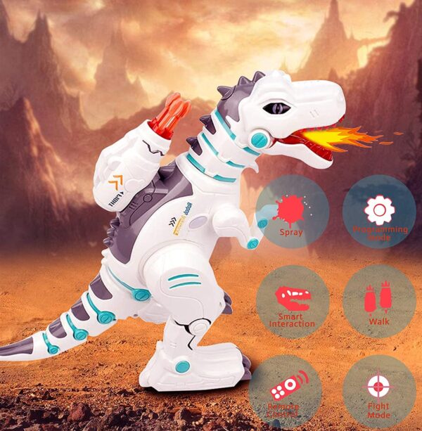 OCTRA Electric Remote Control Walking Robot Dinosaur Toy for Kids