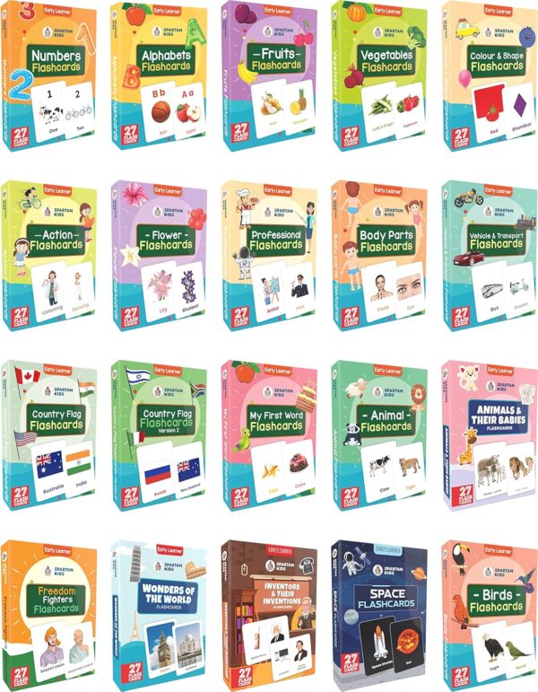 SPARTAN KIDS Flash Cards for Kids