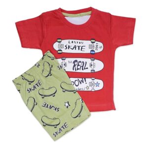 Baby Boy and Girl Cotton T-Shirt & Shorts Coord Set