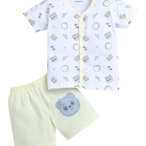 Baby Boys Half Sleeves Jabla & Short Set