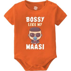 Baby Buzz Bossy Like My Maasi Baby Romper
