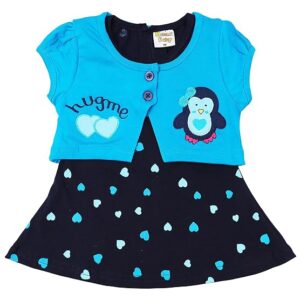Baby Girls Short Sleeves Hugme Frock Dress