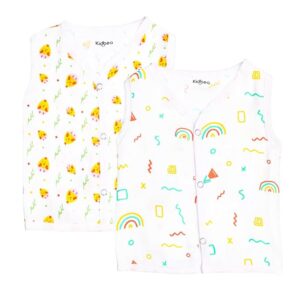 Cotton Muslin Sleeveless Jhabla for Baby Boys